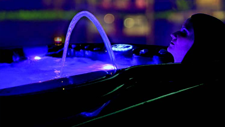Optional Water Feature Saratoga Spas® offer various customization options, including LED lighting, water features, and a range of sizes and seating configurations to fit any space and preference. The spas are designed to be aesthetically pleasing, enhancing the visual appeal of your outdoor or indoor space.